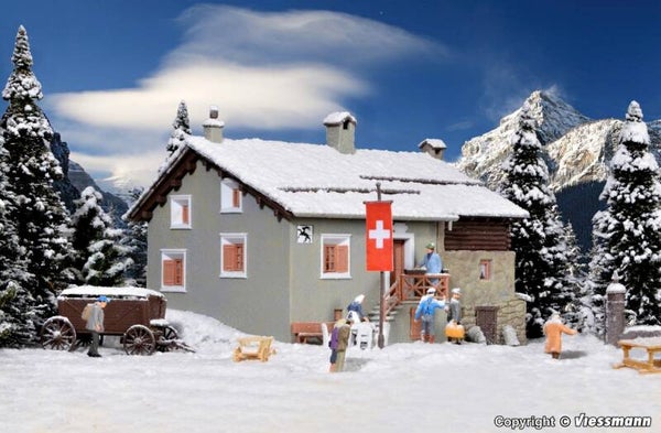 Kibri 38811 H0 Berggasthaus Steinbock in Grevasalvas