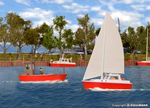Kibri 39160 H0 Set Boote