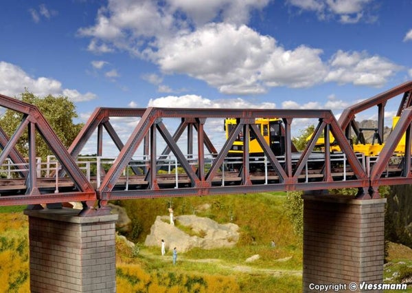 Kibri 39701 H0 Stahl-Vorflutbrücke, eingleisig
