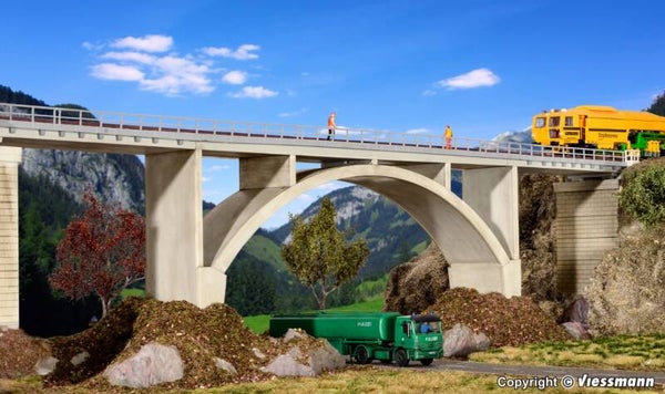 Kibri 39740 H0 Spannbeton-Bogenbrücke, eingleisig