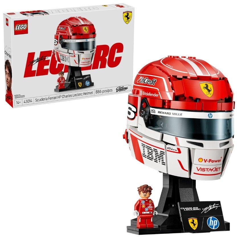 LEGO 43014 Scuderia Ferrari HP Charles Leclerc Helm