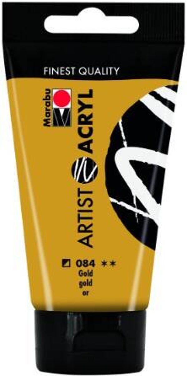 Marabu Artist Acryl 084 gold, 75 ml