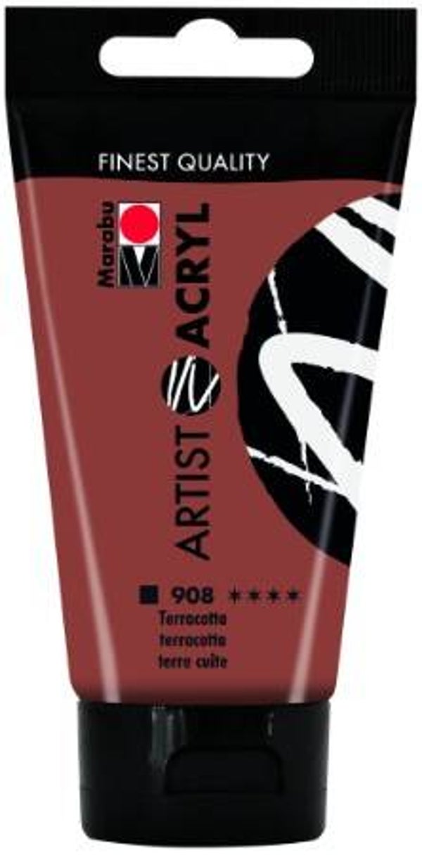 Marabu Artist Acryl 908 terracotta, 75 ml