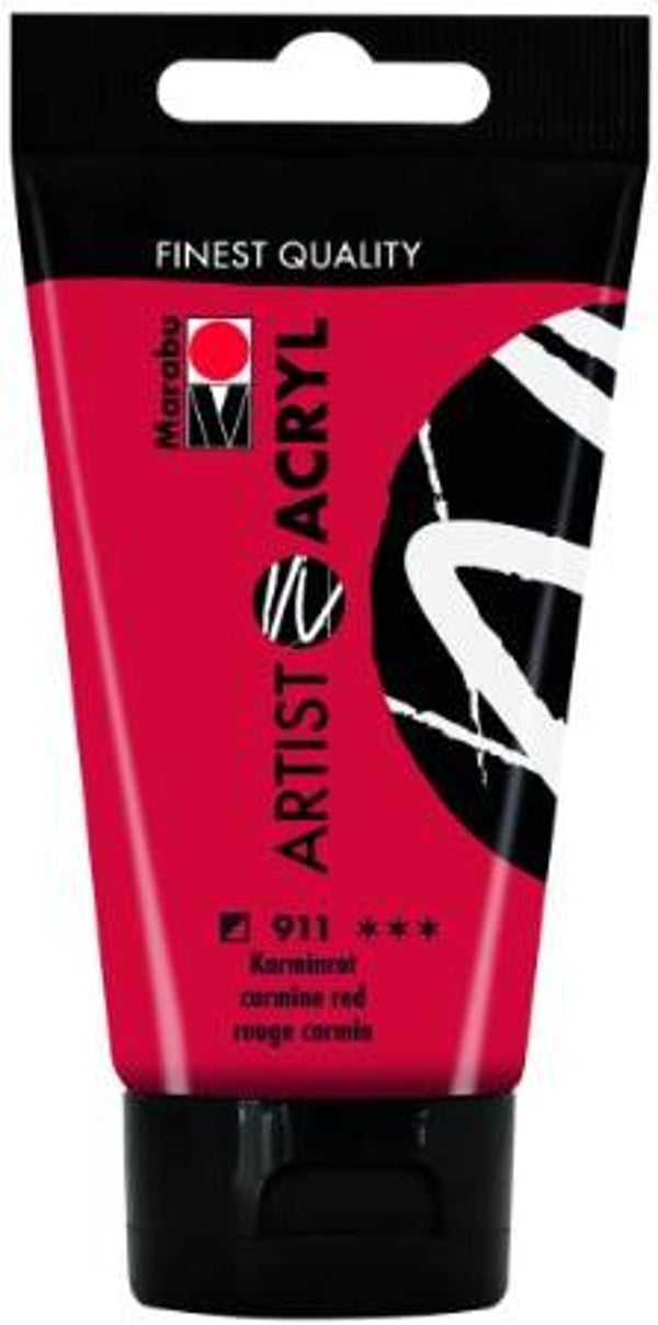 Marabu Artist Acryl 911 karminrot, 75 ml