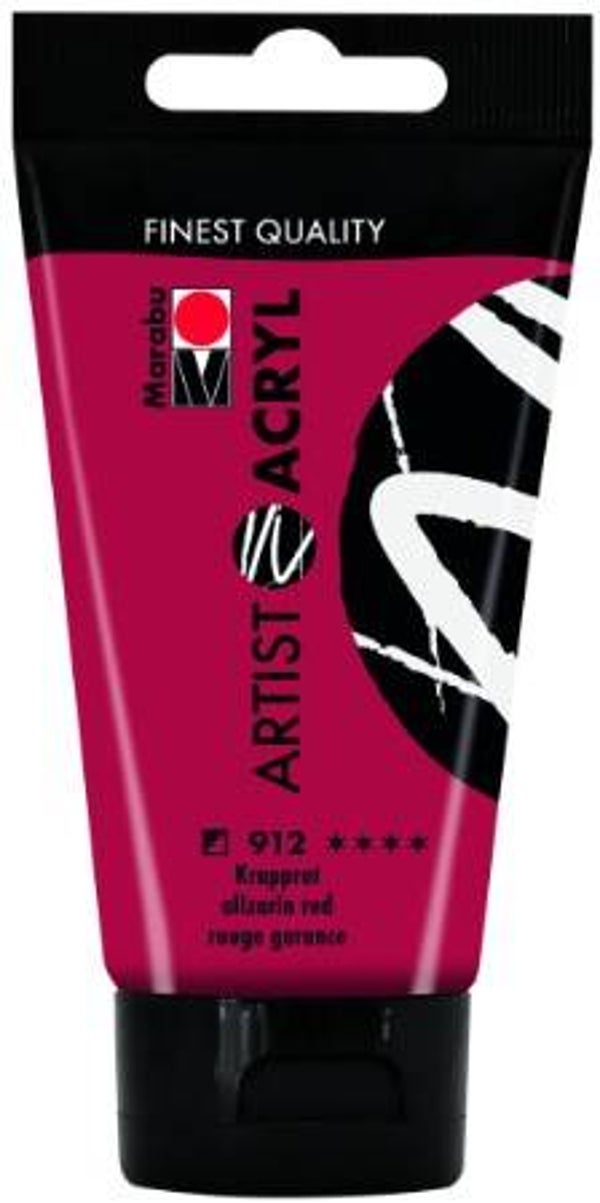 Marabu Artist Acryl 912 krapprot, 75 ml