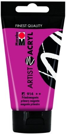 Marabu Artist Acryl 914 primärmagenta, 75 ml