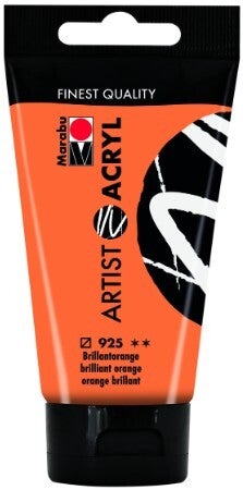 Marabu Artist Acryl 925 brillantorange, 75 ml