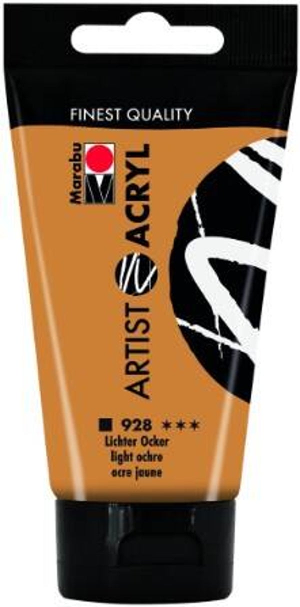 Marabu Artist Acryl 928 lichter ocker, 75 ml