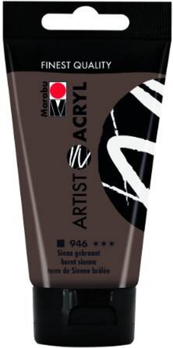 Marabu Artist Acryl 946 siena gebrannt, 75 ml