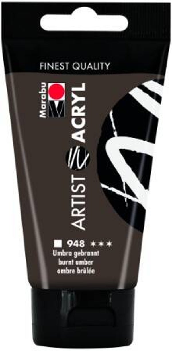 Marabu Artist Acryl 948 umbra gebrannt, 75 ml