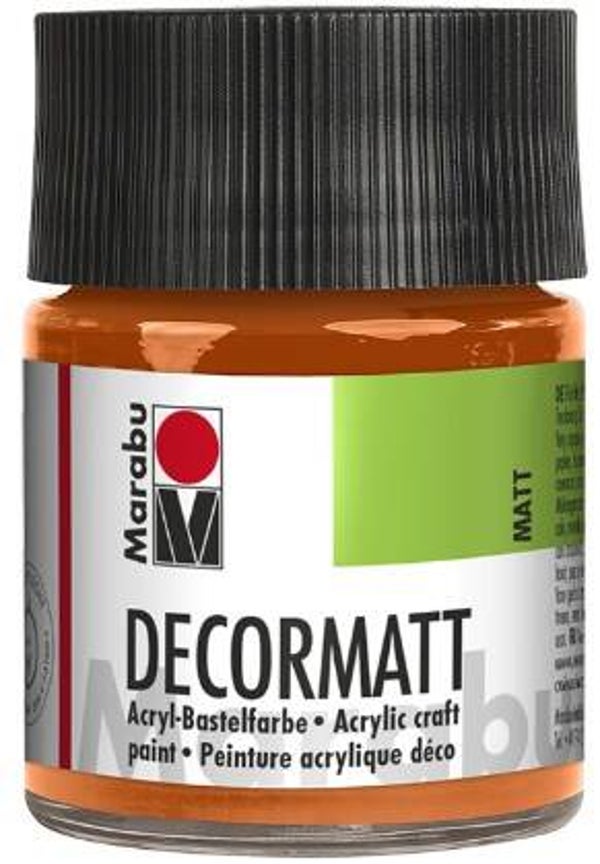 Marabu Decormatt Acryl 013 orange, 50 ml