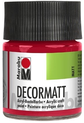 Marabu Decormatt Acryl 031 kirschrot, 50 ml