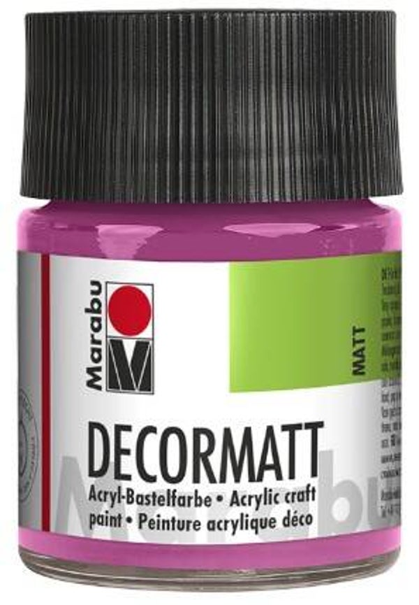 Marabu Decormatt Acryl 033 pink, 50 ml