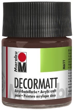 Marabu Decormatt Acryl 040 mittelbraun, 50 ml