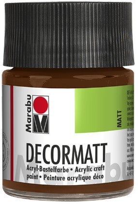 Marabu Decormatt Acryl 047 hellbraun, 50 ml
