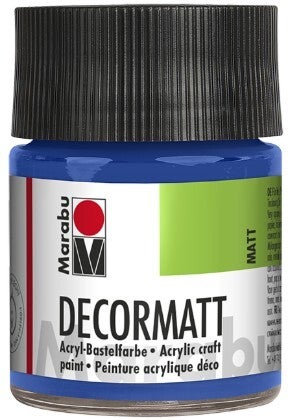 Marabu Decormatt Acryl 052 mittelblau, 50 ml