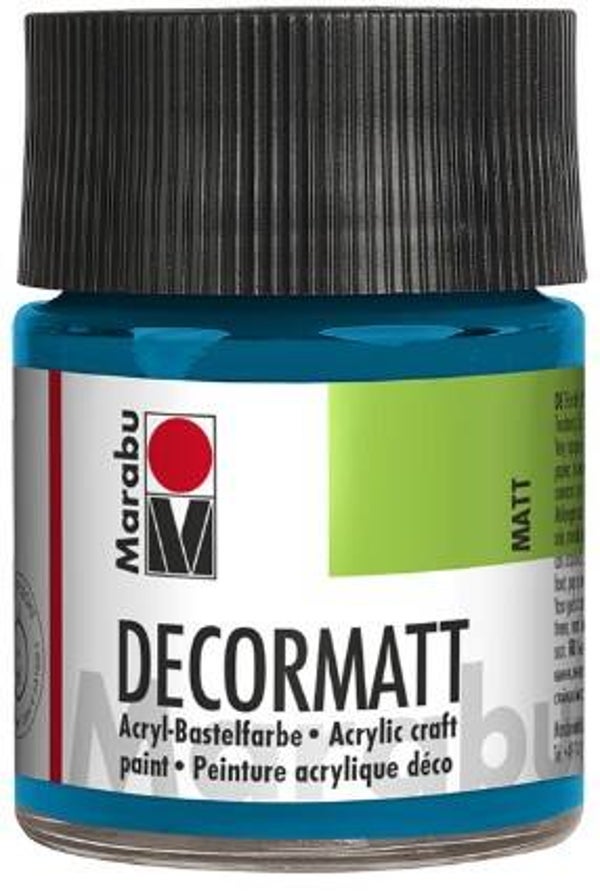 Marabu Decormatt Acryl 056 cyan, 50 ml