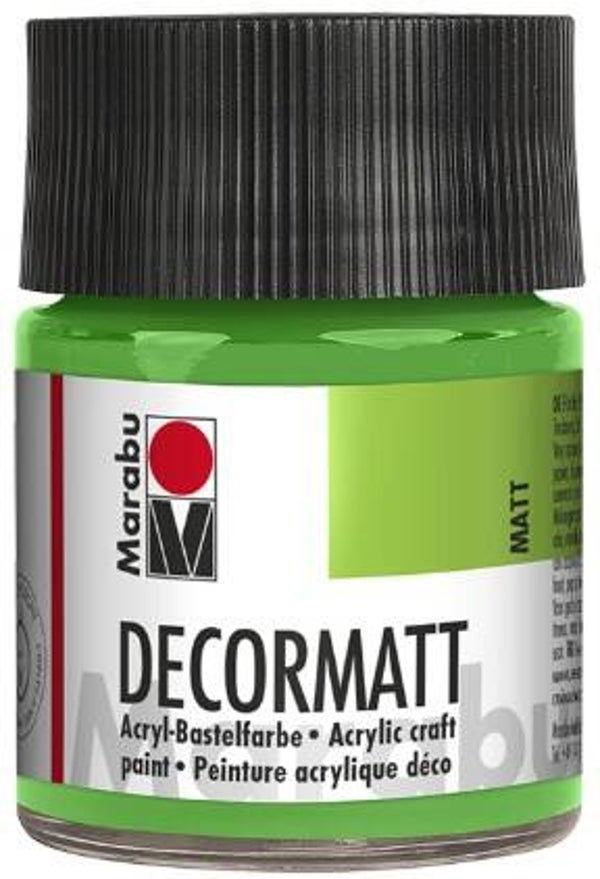 Marabu Decormatt Acryl 066 gelbgrün, 50 ml