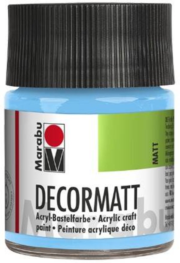 Marabu Decormatt Acryl 090 hellblau, 50 ml