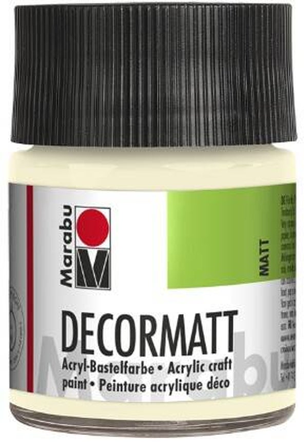 Marabu Decormatt Acryl 271 elfenbein, 50 ml