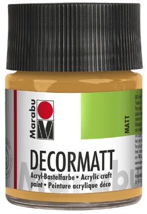 Marabu Decormatt Acryl 784 metallic-gold, 50 ml