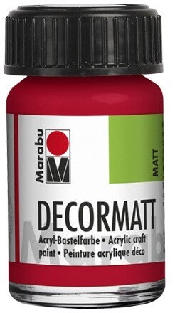 Marabu Decormatt Acryl 031 kirschrot, 15 ml