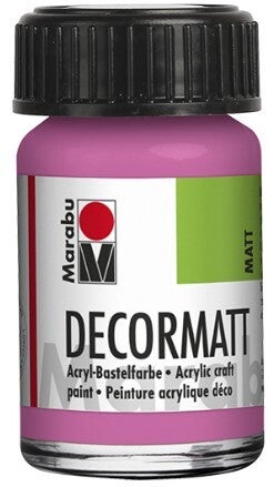 Marabu Decormatt Acryl 033 pink, 15 ml