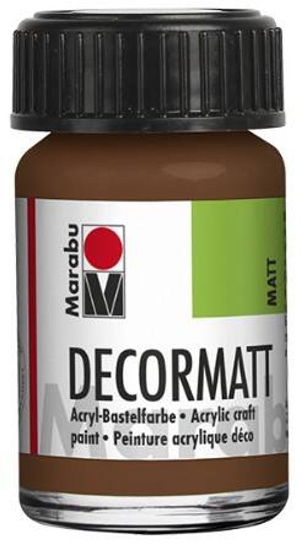 Marabu Decormatt Acryl 047 hellbraun, 15 ml