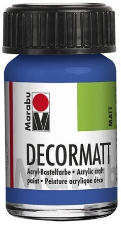 Marabu Decormatt Acryl 052 mittelblau, 15 ml