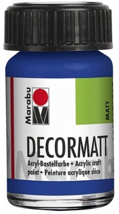 Marabu Decormatt Acryl 055 ultramarinblau dunkel, 15 ml
