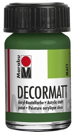 Marabu Decormatt Acryl 065 olivgrün, 15 ml