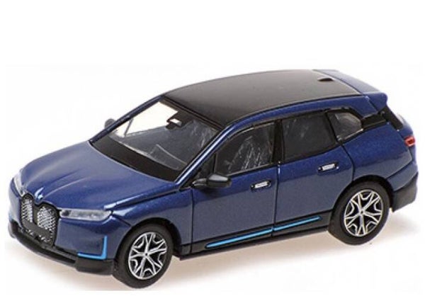 Minichamps 870024601 1:87 BMW IX M60, blau metallic, Bj 2022