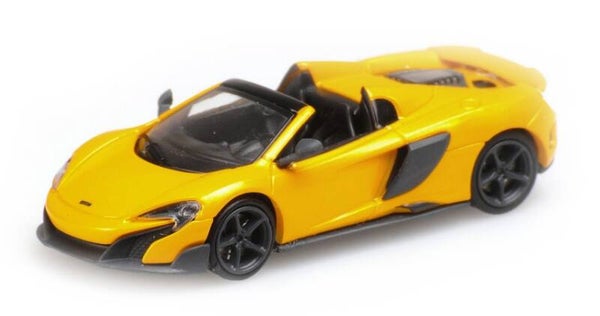 Minichamps 870154432 1:87 McLaren 675LT Spider, gelb, Bj 2015