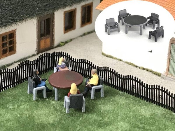 Modellbahn Union N-A00303 Gartenmöbel