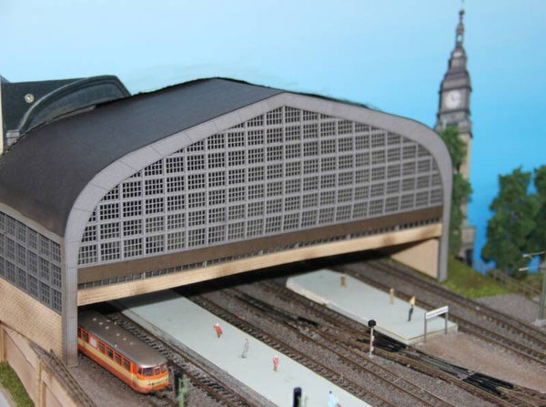 Modellbahn Union N-B00290 Einfahrtsportal Hauptbahnhof
