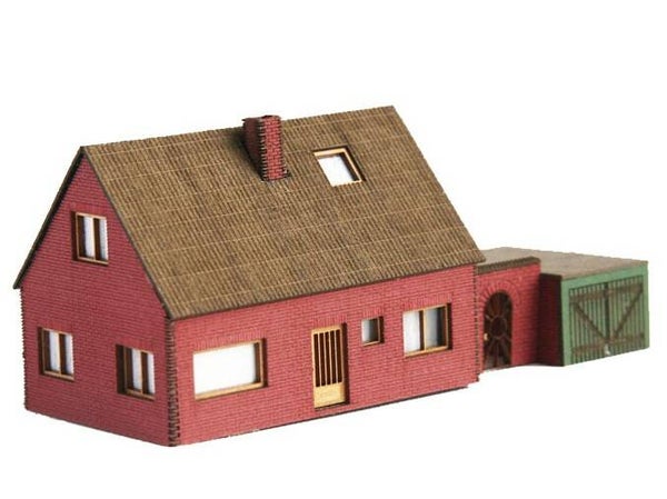 Modellbahn Union N-H00002 Einfamilienhaus mit Tor & Garage