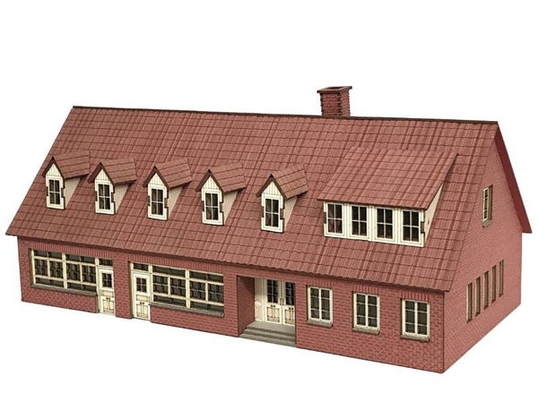 Modellbahn Union N-H00162 Kindergarten Backstein