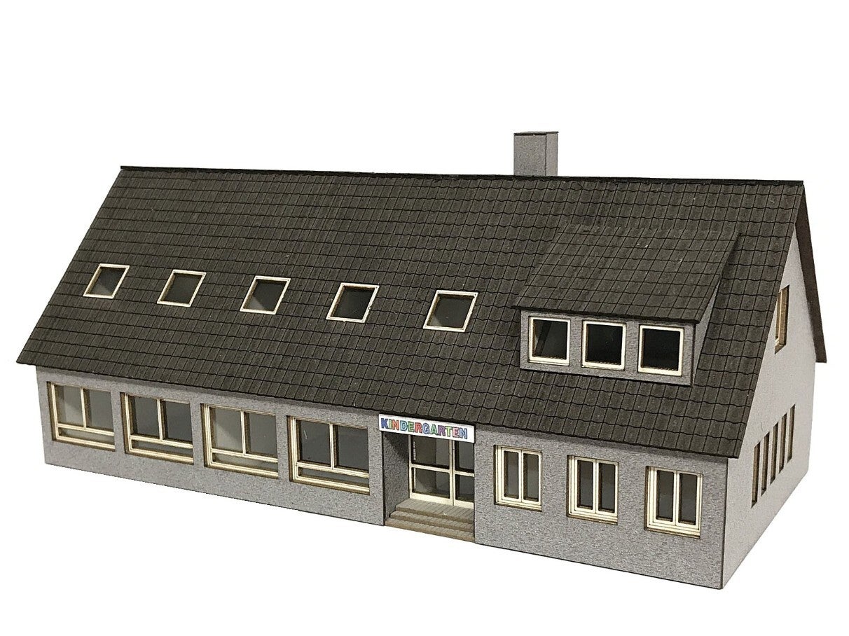 Modellbahn Union N-H00163 Kindergarten, grau