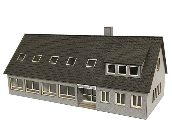 Modellbahn Union N-H00163 Kindergarten, grau