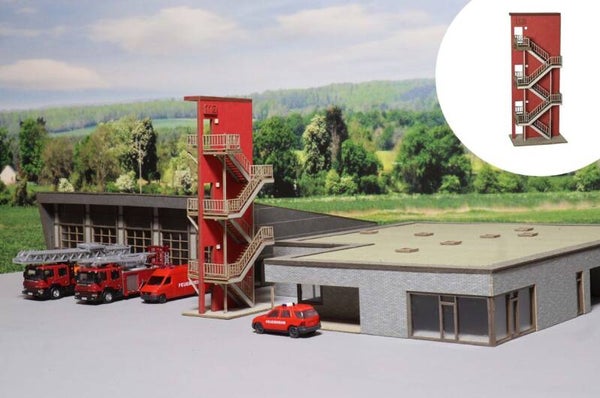 Modellbahn Union N-H00219 Feuerwehr Übungsturm Issum Sevelen