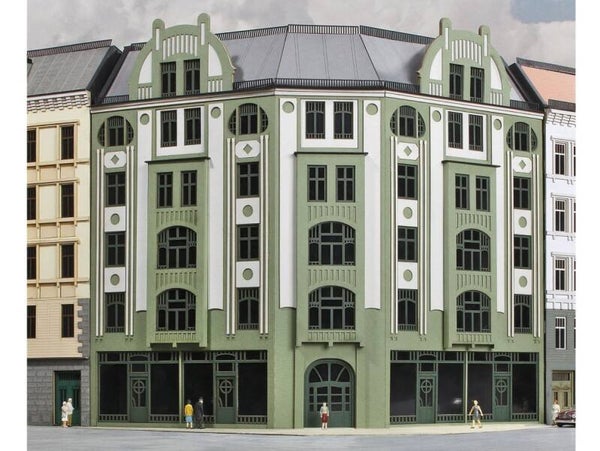 Modellbahn Union N-H00328 Stadthaus Jugendstil Winkel