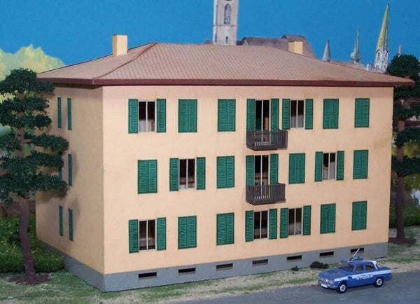 Modellbahn Union N-H00339 Italienisches Wohnhaus drei Stockwerke