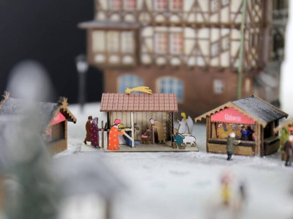 Modellbahn Union N-L00083 Weihnachtsmarktkrippe