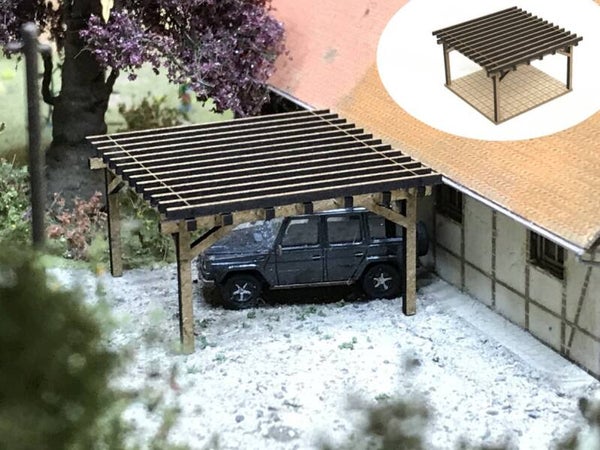 Modellbahn Union N-L00085 Pergola / Carport