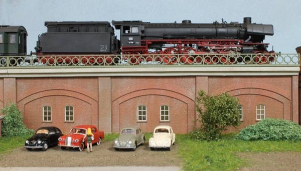 Modellbahn Union N-L00334 Arkadenfahrbahn Fenster