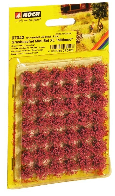NOCH 07042 Grasbüschel Mini-Set XL "blühend"