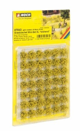 NOCH 07043 Grasbüschel Mini-Set XL "blühend"