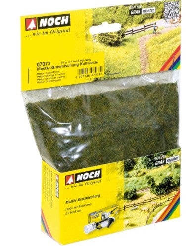 NOCH 07073 Master-Grasmischung "Kuhweide", 2,5 bis 6 mm, 50 g Beutel