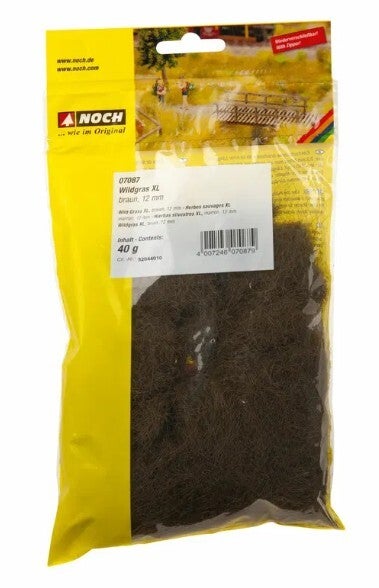 NOCH 07087 Wildgras XL, braun, 12 mm, 40 g Beutel