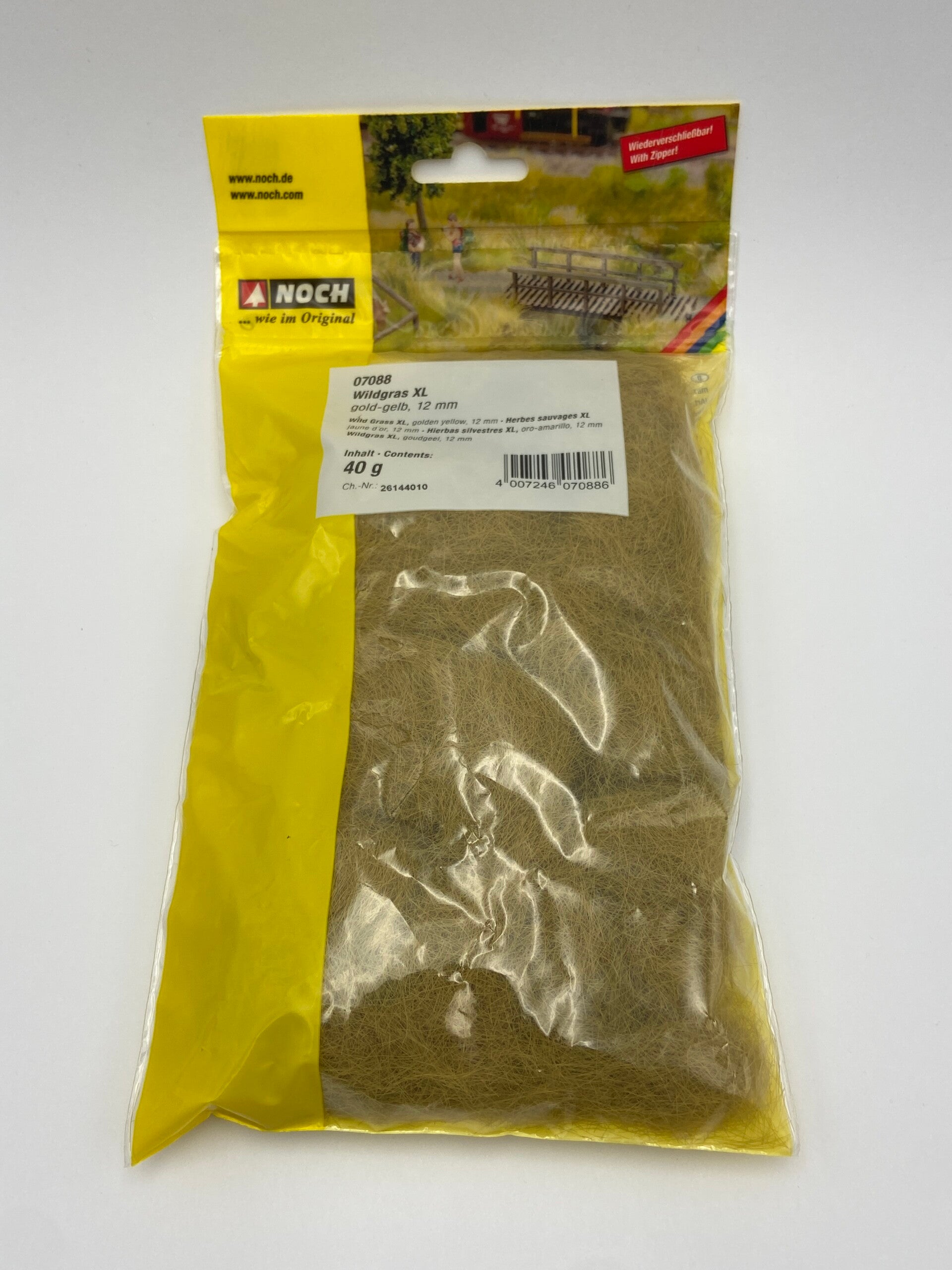 NOCH 07088 Wildgras XL, gold-gelb, 12 mm